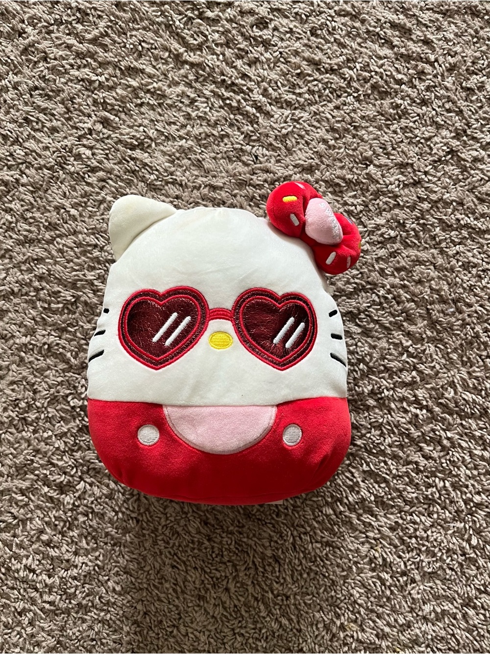 Hello Kitty & Friends 8” Squishmallow Kids Toy Heart Sunglasses Plush